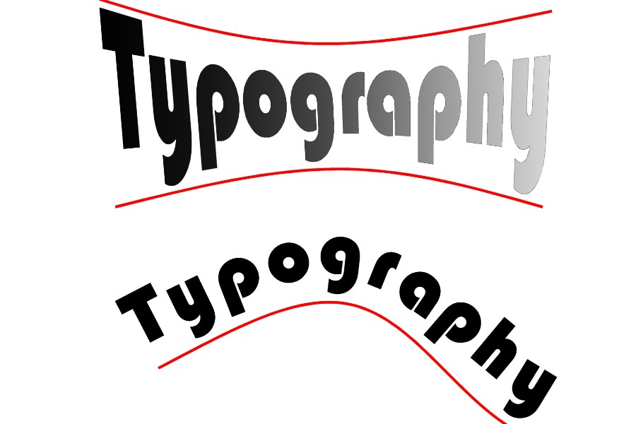 Pictures by PC CAD software for professional typography and the creation and kerning of labels and block text using postscript, truetype and unicode.